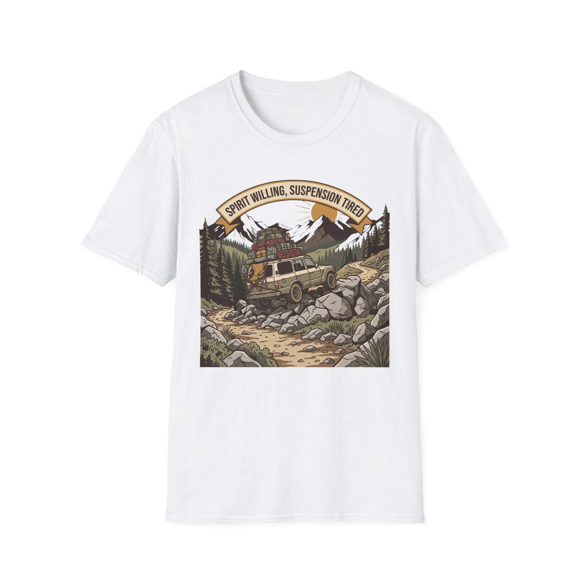 Spirit Willing Suspension Tired T-Shirt