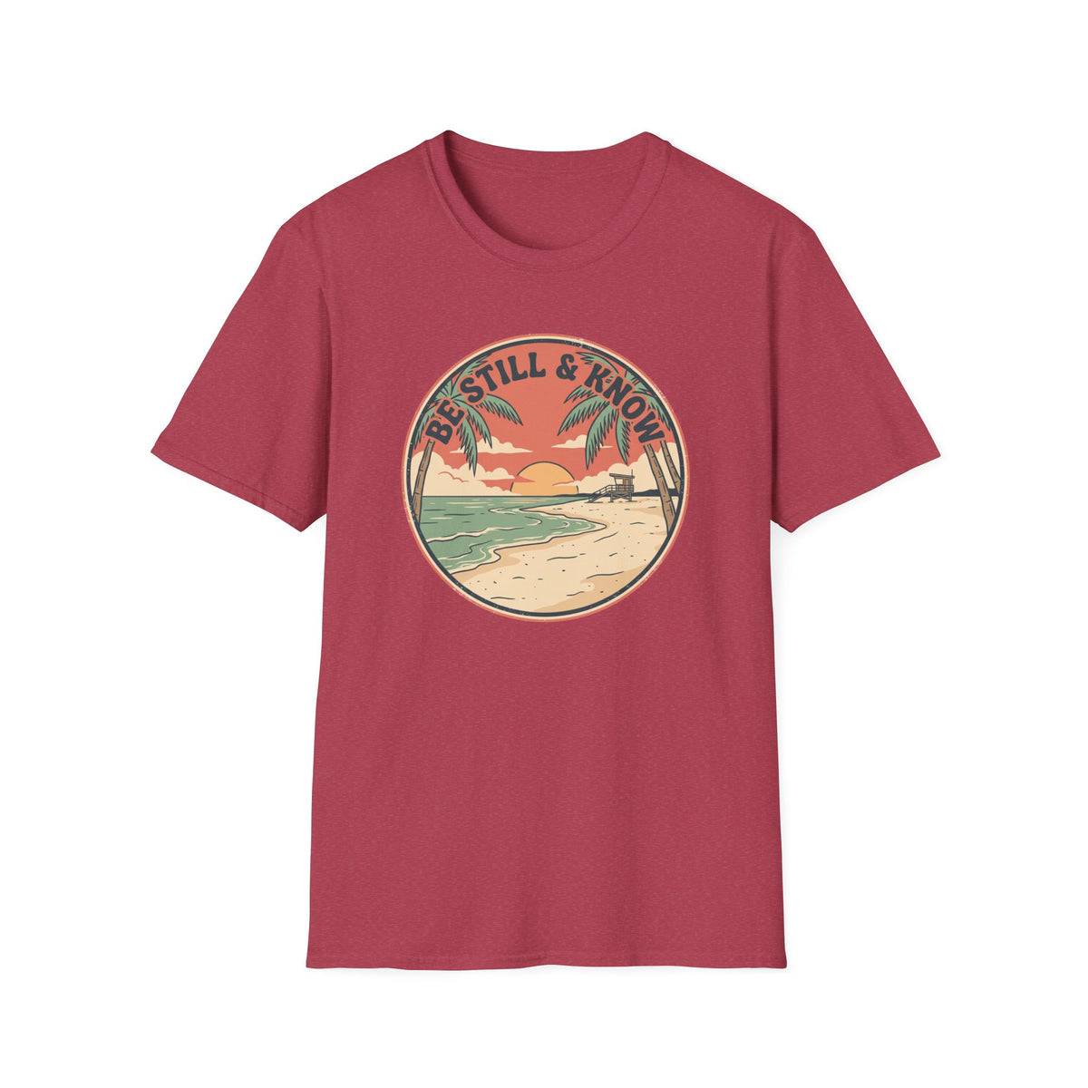 Be Still and Know - Beach T-Shirt