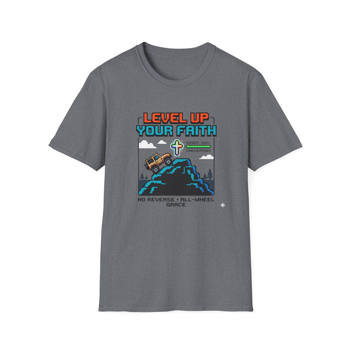 Level Up Your Faith - Mountain T-Shirt