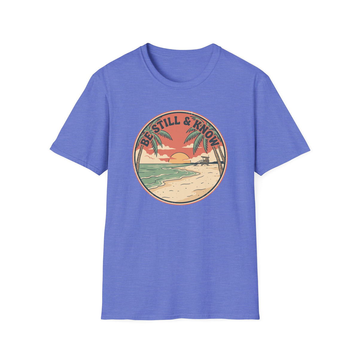 Be Still and Know - Beach T-Shirt