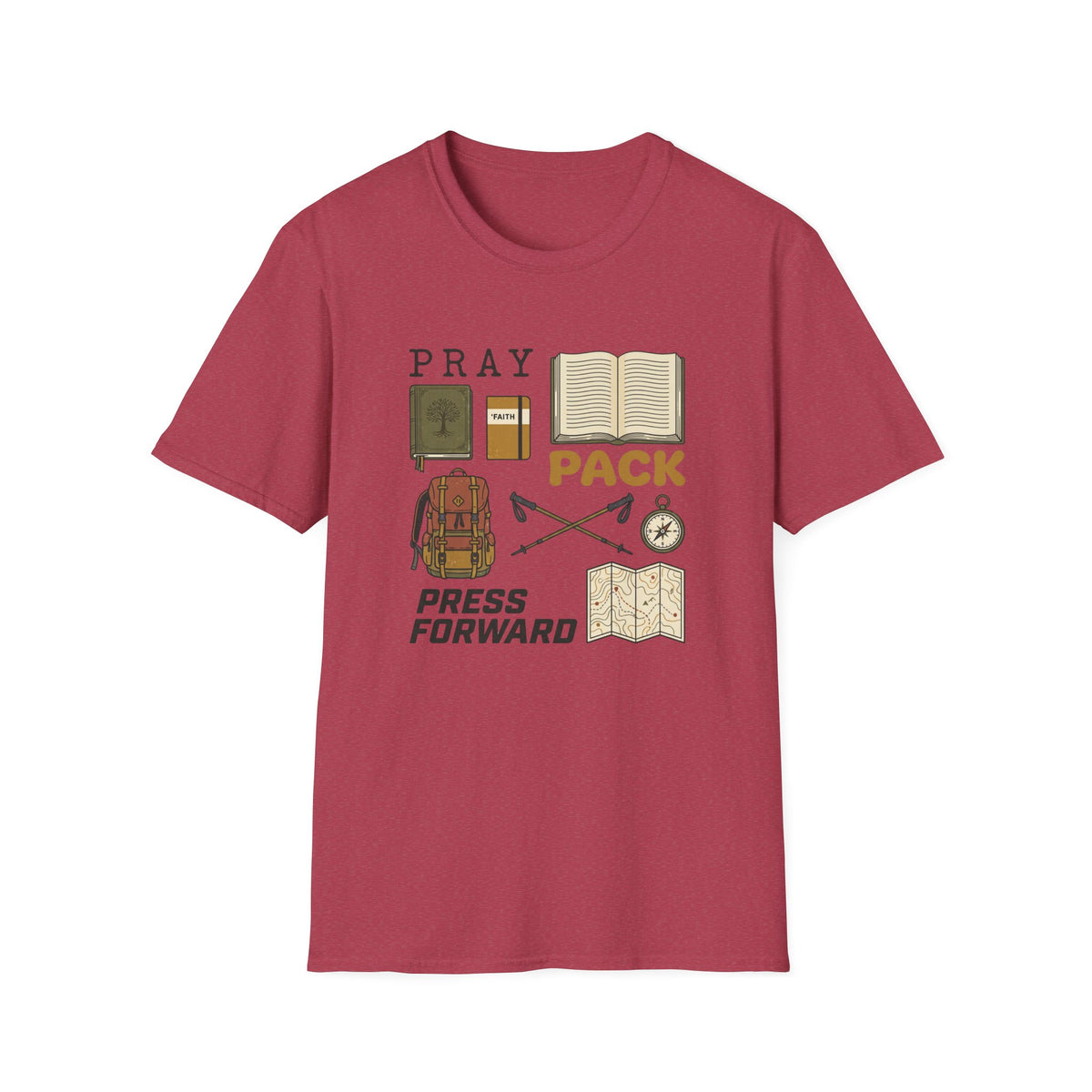 Pray Pack Press Forward T-Shirt