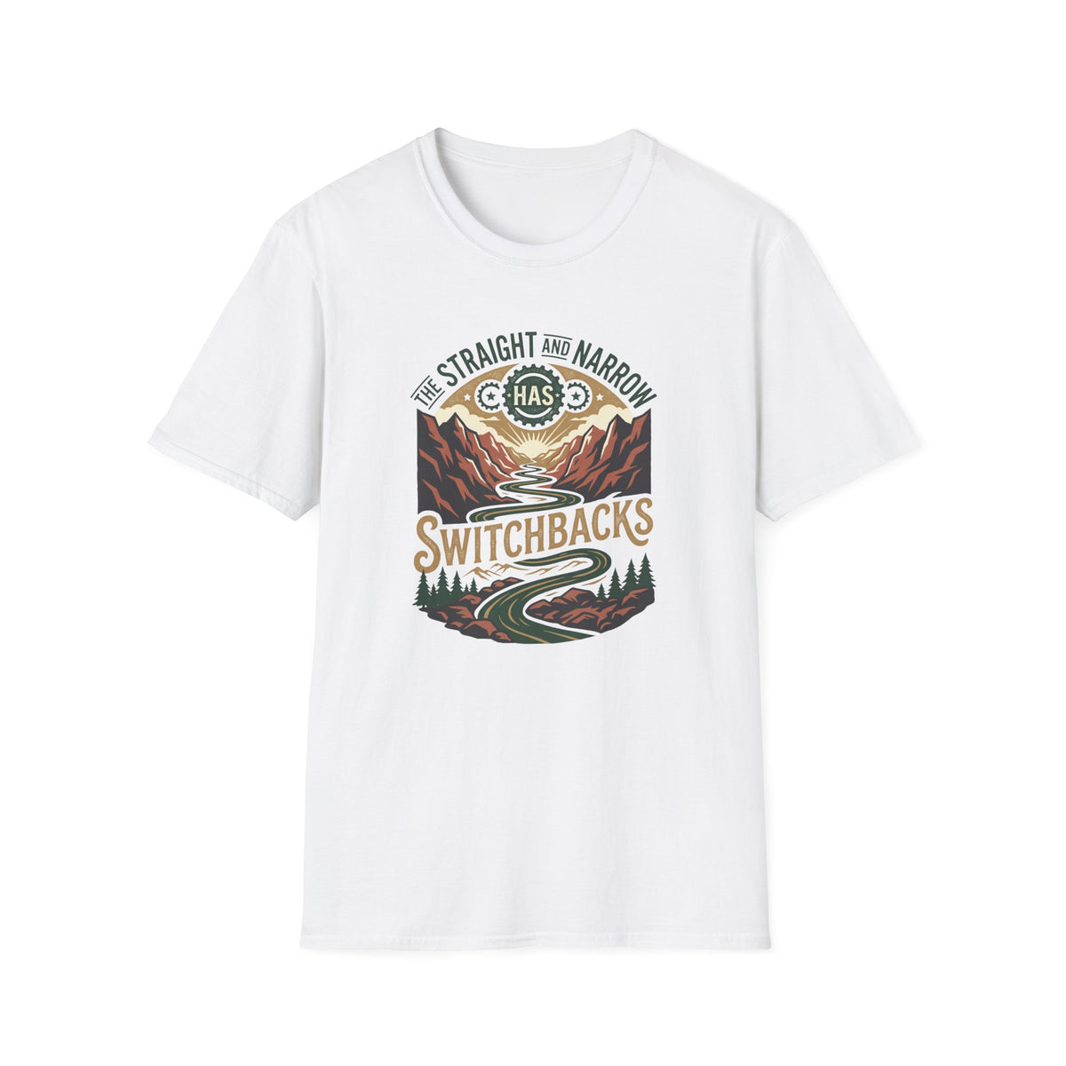 The Straight and Narrow has Switchbacks T-Shirt