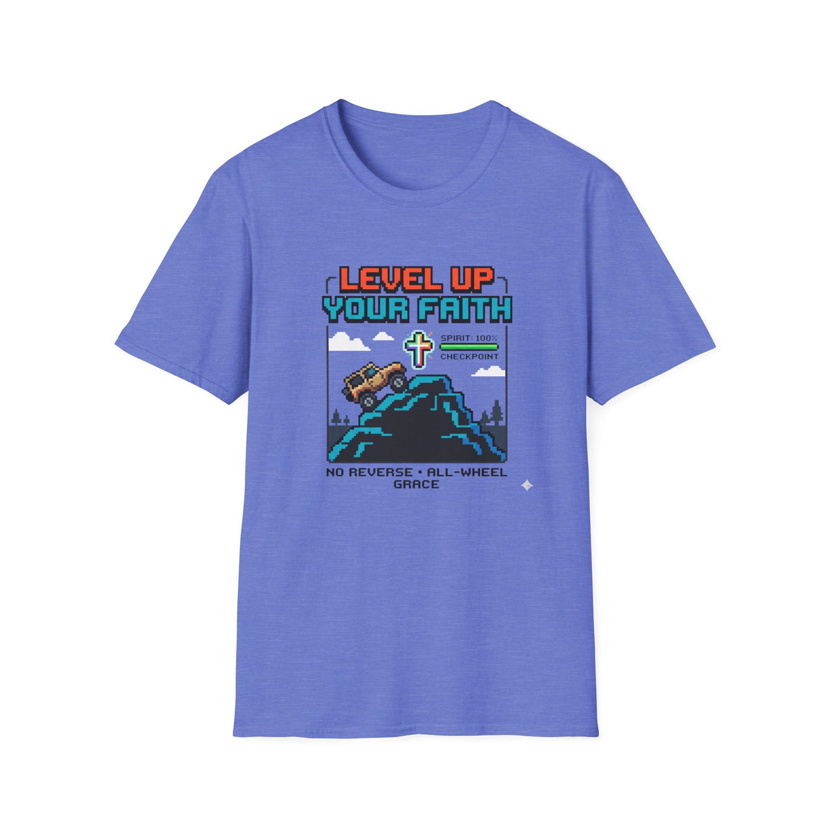 Level Up Your Faith - Mountain T-Shirt