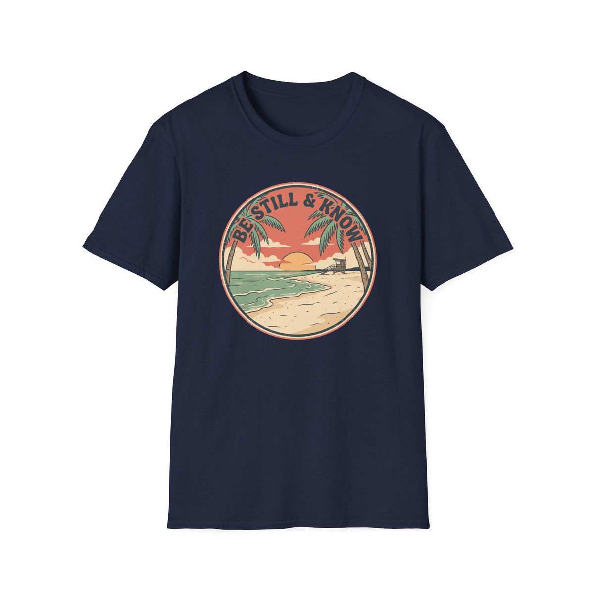 Be Still and Know - Beach T-Shirt