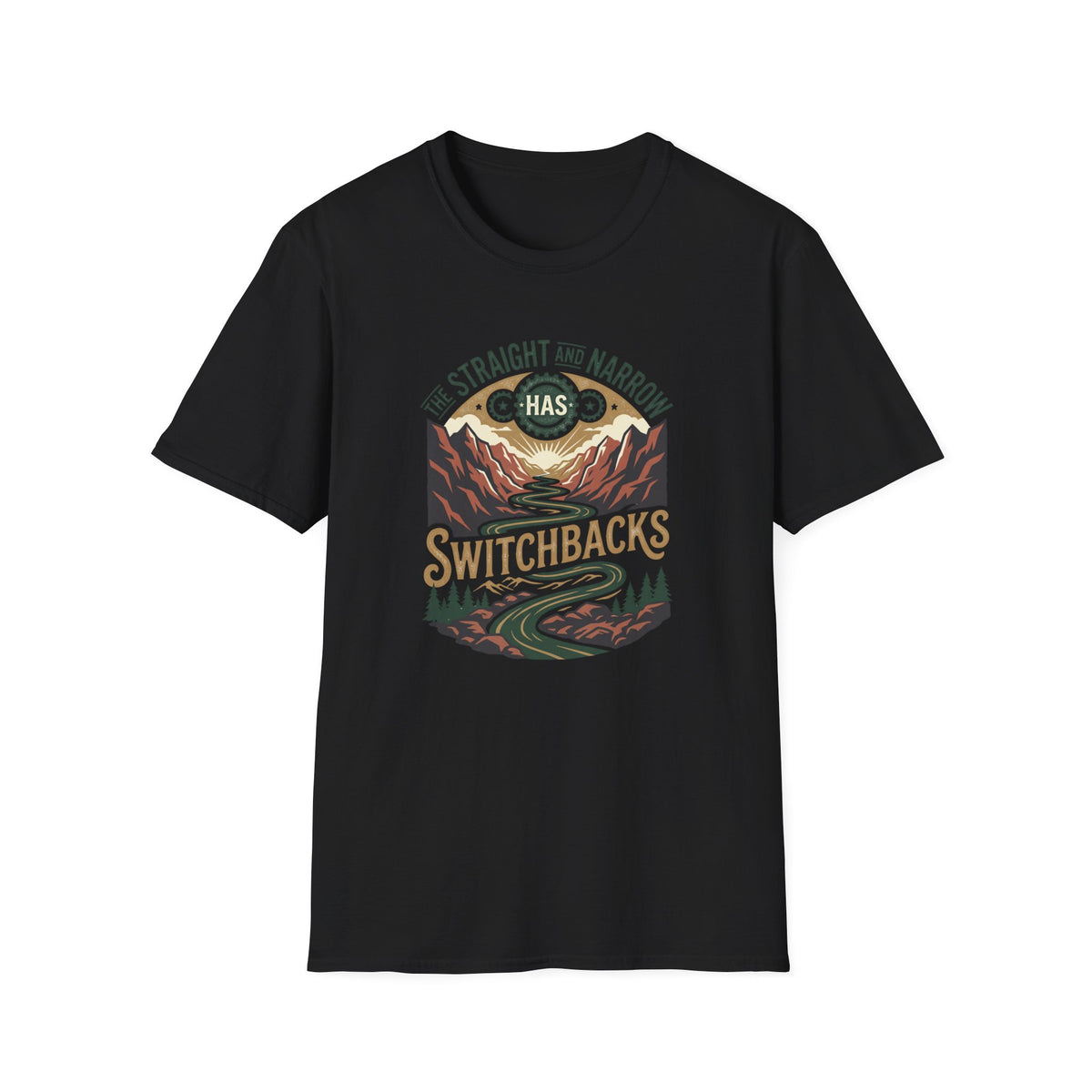 The Straight and Narrow has Switchbacks T-Shirt