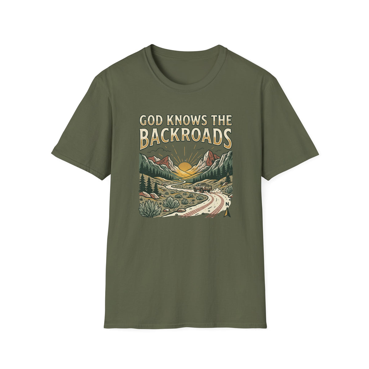 God Knows the Backroads T-Shirt
