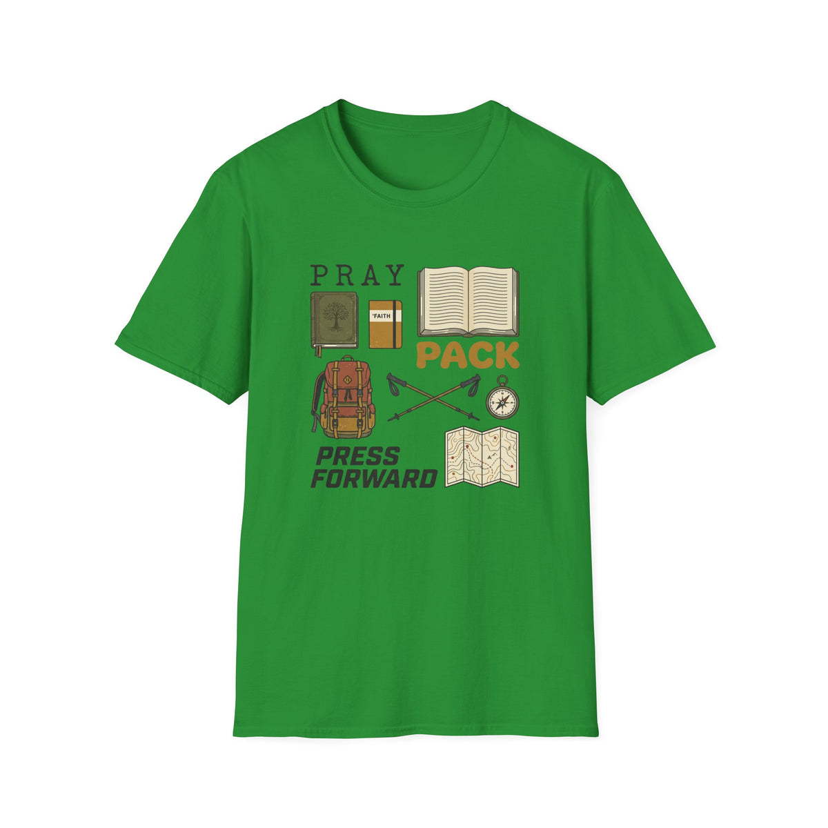 Pray Pack Press Forward T-Shirt