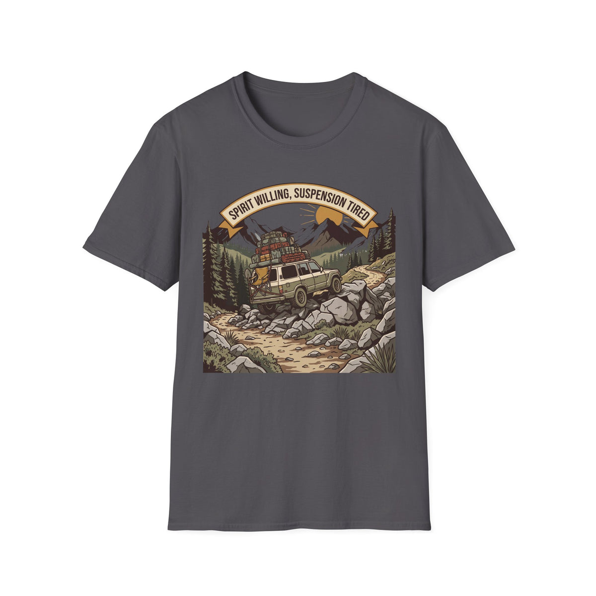Spirit Willing Suspension Tired T-Shirt