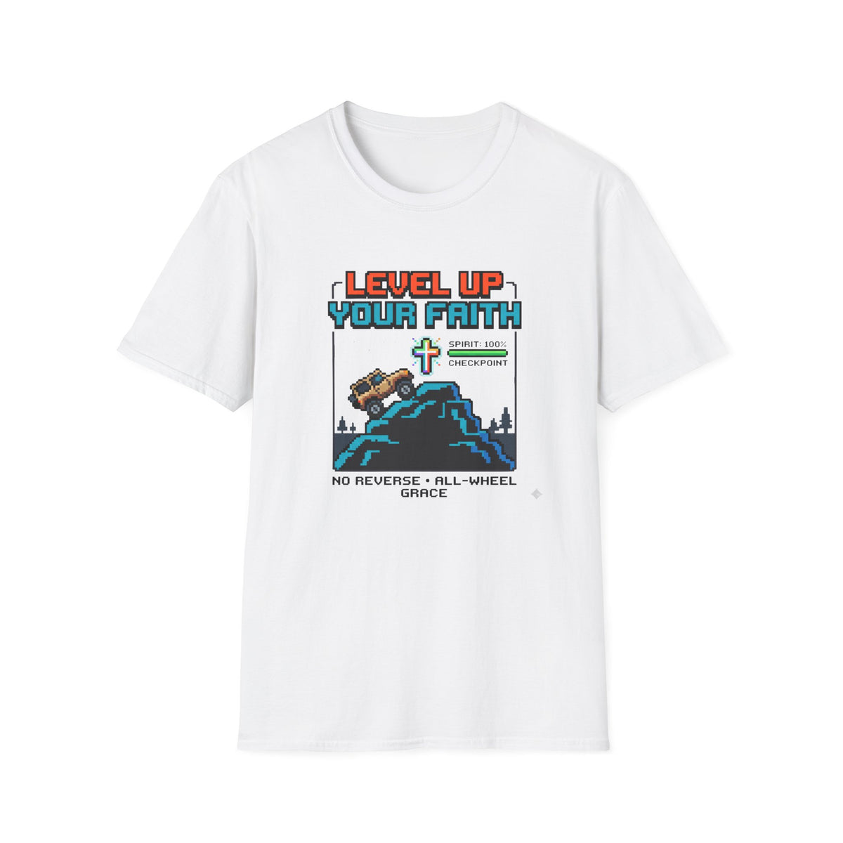 Level Up Your Faith - Mountain T-Shirt