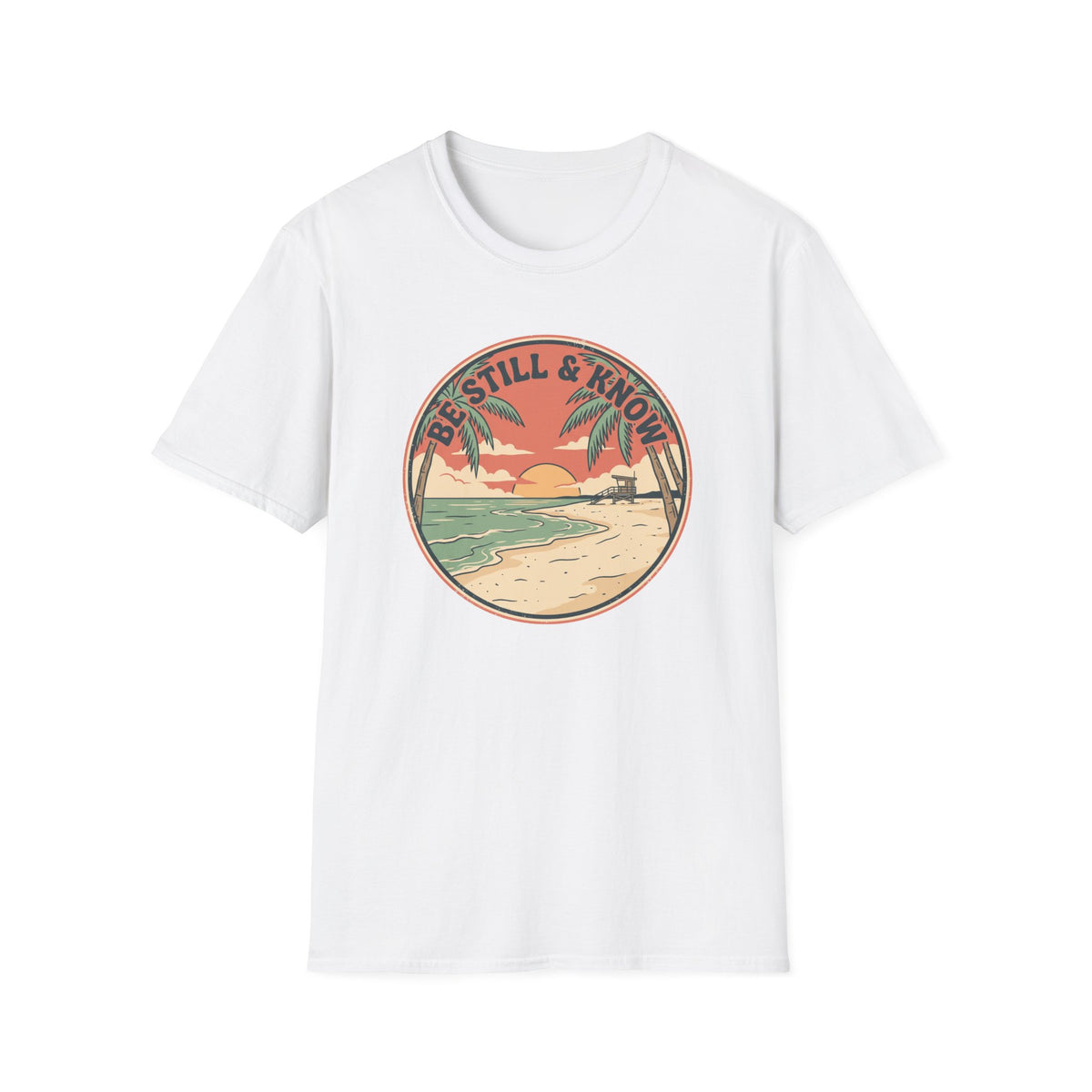 Be Still and Know - Beach T-Shirt