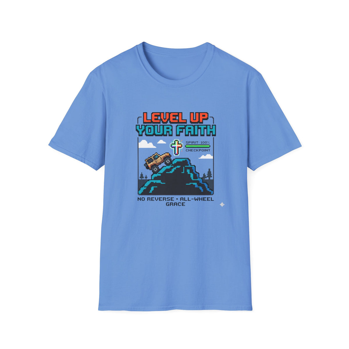 Level Up Your Faith - Mountain T-Shirt