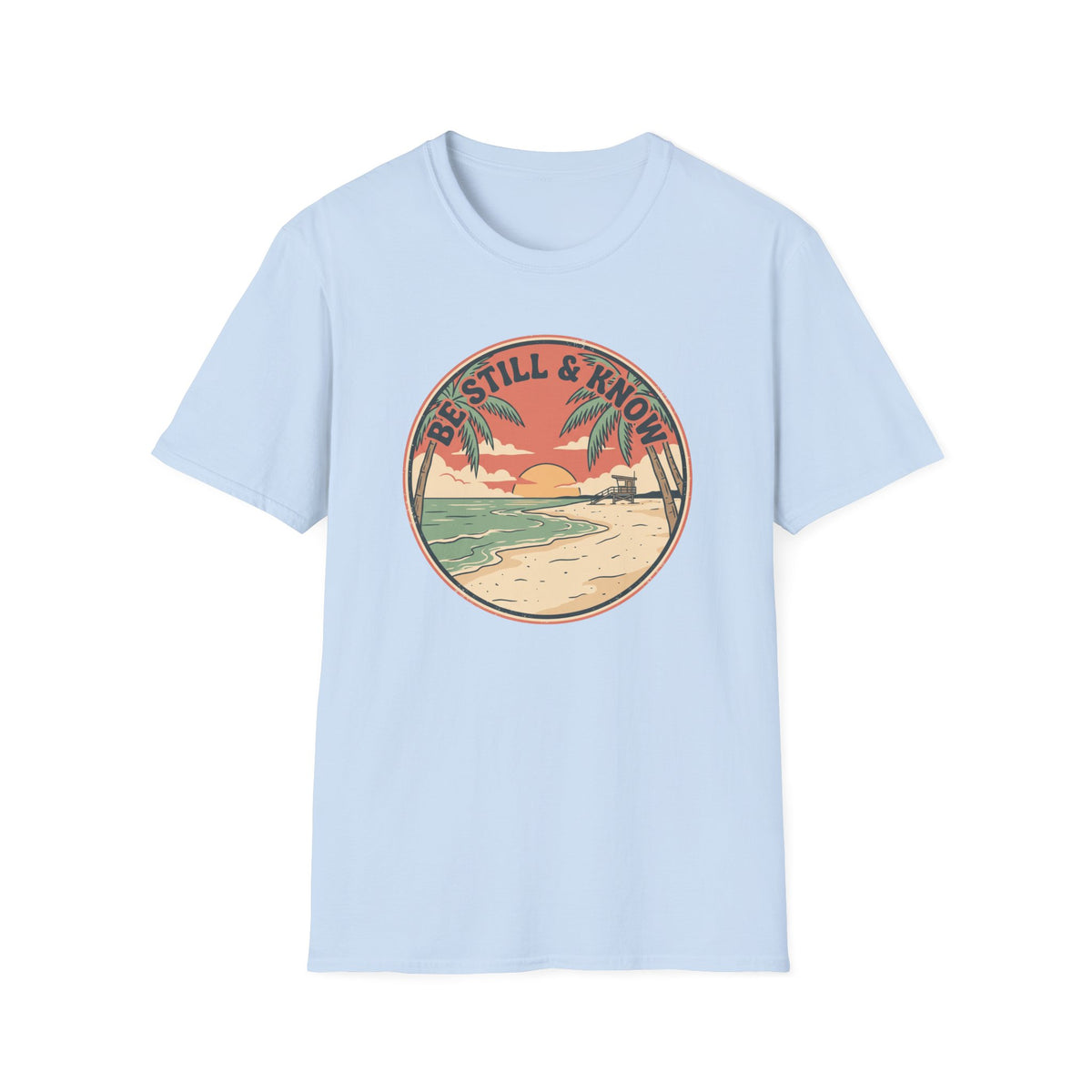Be Still and Know - Beach T-Shirt