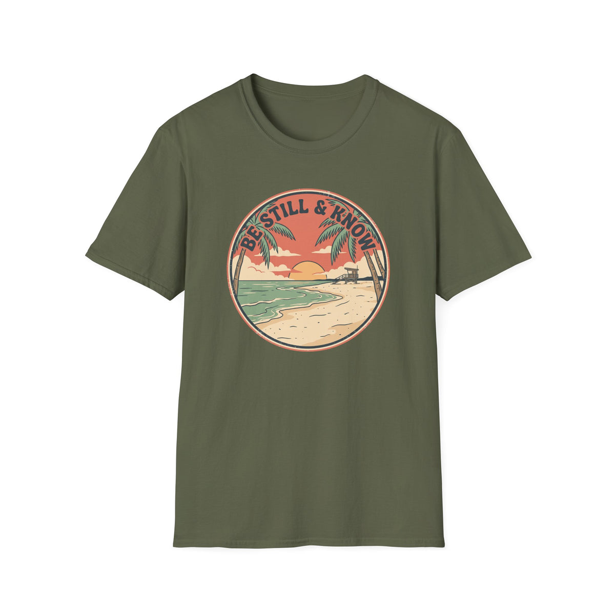 Be Still and Know - Beach T-Shirt