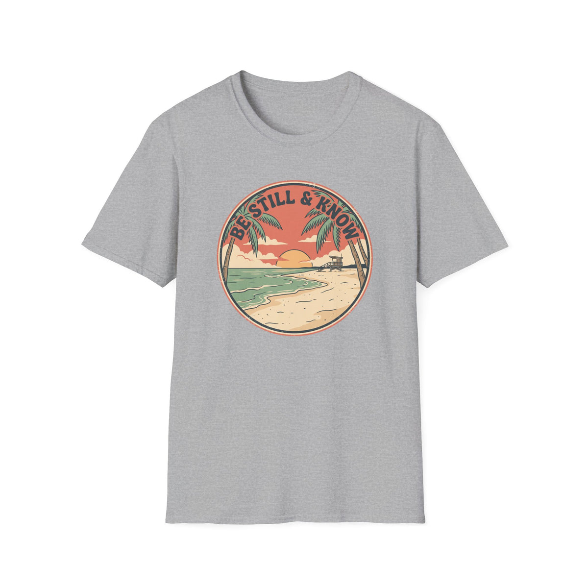 Be Still and Know - Beach T-Shirt