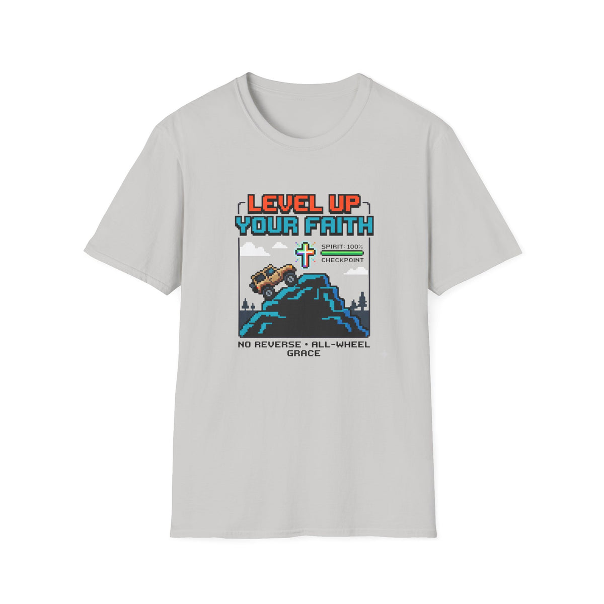 Level Up Your Faith - Mountain T-Shirt