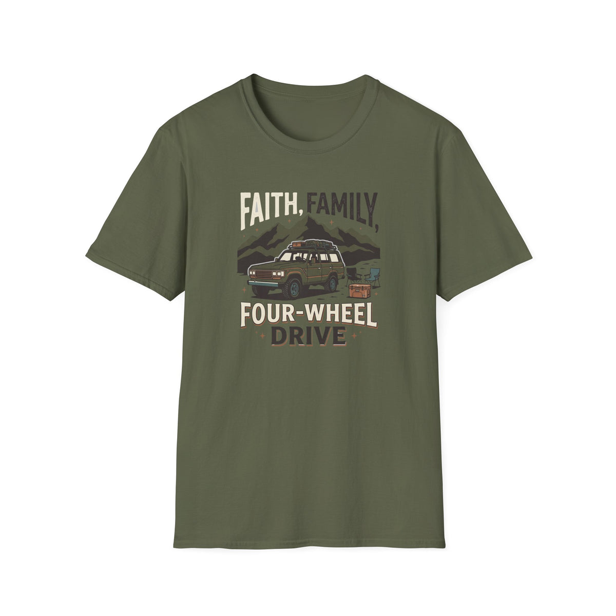 Faith Family 4-Wheel Drive T-Shirt