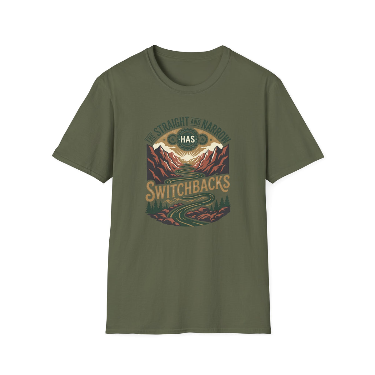 The Straight and Narrow has Switchbacks T-Shirt