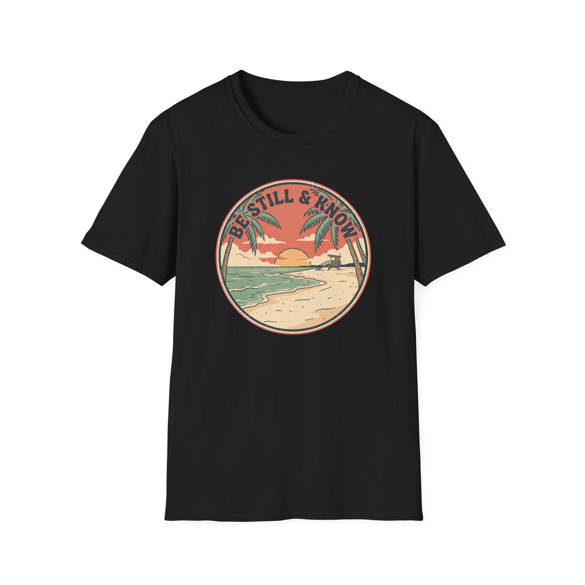 Be Still and Know - Beach T-Shirt